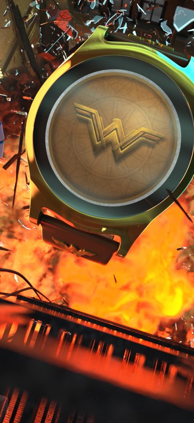 Fond d'écran iPhone Batman Wonder Woman Flash Smartwatch Hero