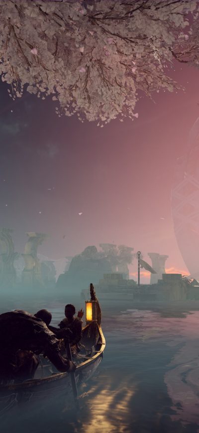 Fond d'écran iPhone Under The Hood Of The Boat In God Of War 4 4k