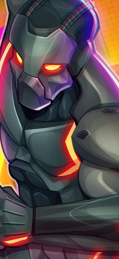 Fond d'écran iPhone Fortnite Omega Fan Art