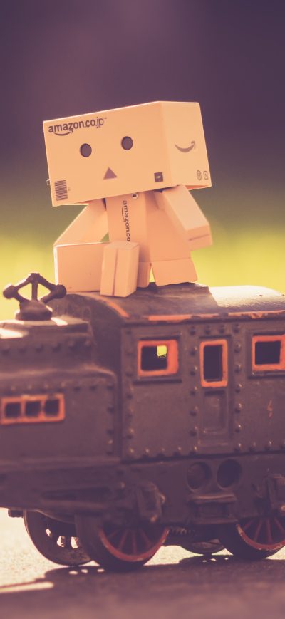 Fond d'écran iPhone Danbo Train 5k