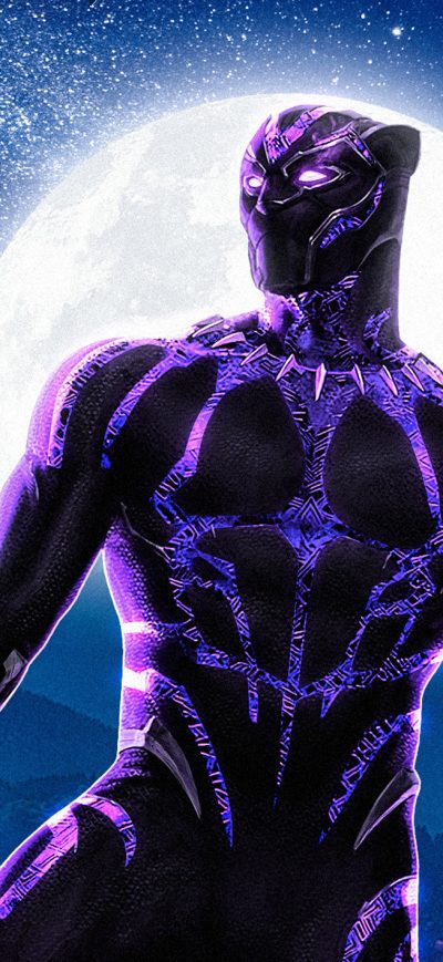 Fond d'écran iPhone Black Panther Movie 2018 Artwork