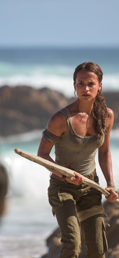 Fond d'écran iPhone Alicia Vikander As Lara Croft In Tomb Raider Movie
