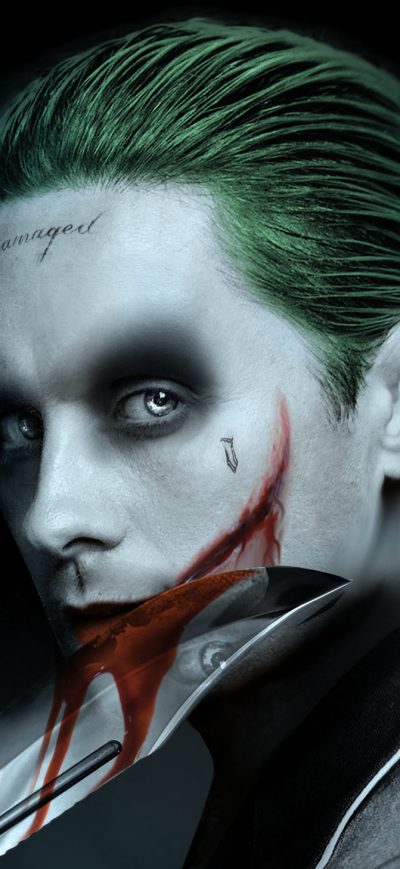 Fond d'écran iPhone Jared Leto Joker Artwork