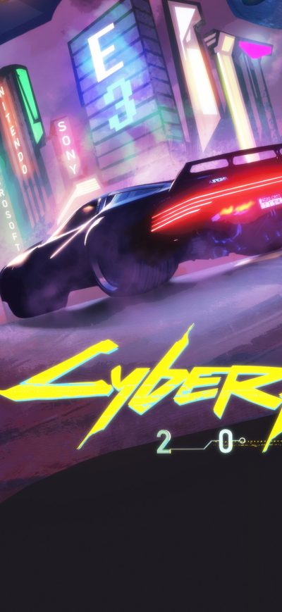 Fond d'écran iPhone Cyberpunk 2077 Game Fanart