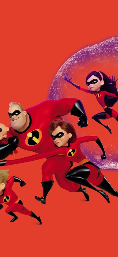 Fond d'écran iPhone The Incredibles 2 Movie Poster 4k
