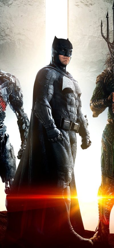 Fond d'écran iPhone Justice League Batman Aquaman Flash Cyborg Wonder Woman