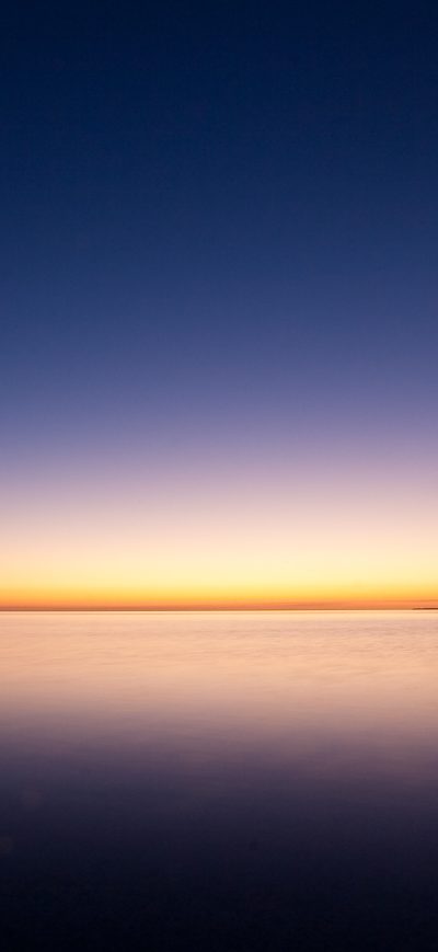 Fond d'écran iPhone Sunrise Ocean Minimalism Simple Background