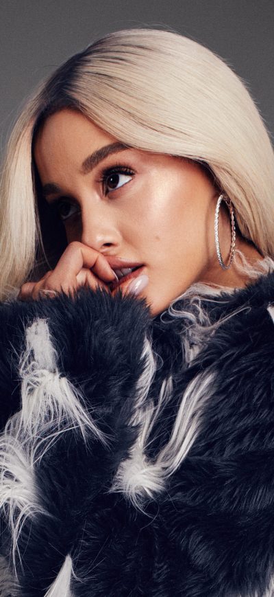 Fond d'écran iPhone Ariana Grande Elle 2018 5k