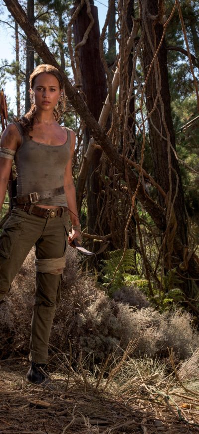 Fond d'écran iPhone Alicia Vikander As Lara Croft In Tomb Raider