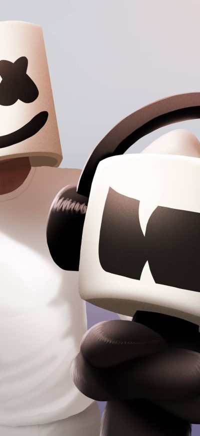 Fond d'écran iPhone DJ Marshmello Artwork