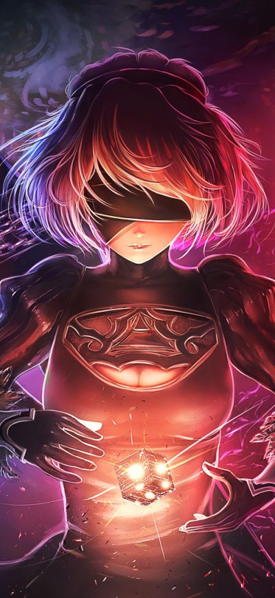 Fond d'écran iPhone YoRHa NO 2 Type B Nier Automata Art