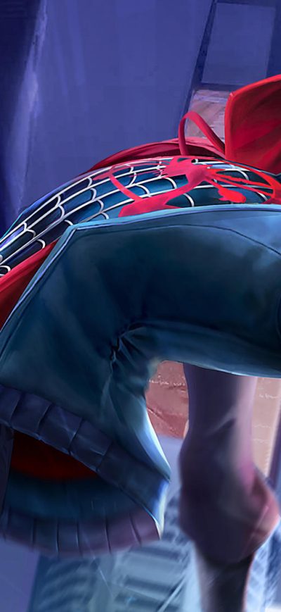Fond d'écran iPhone Spiderman Miles Morales Art HD