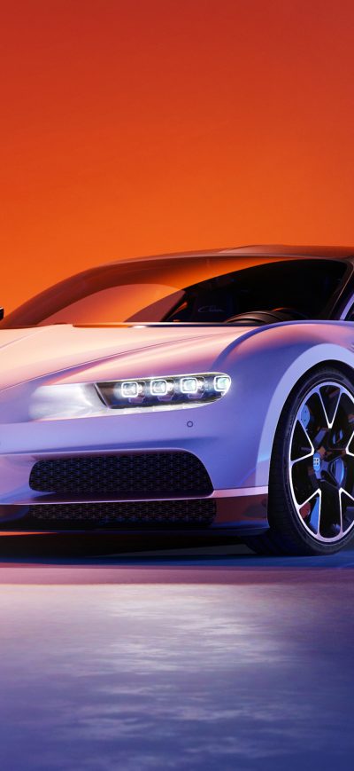 Fond d'écran iPhone Two Tone Bugatti Chiron 4K