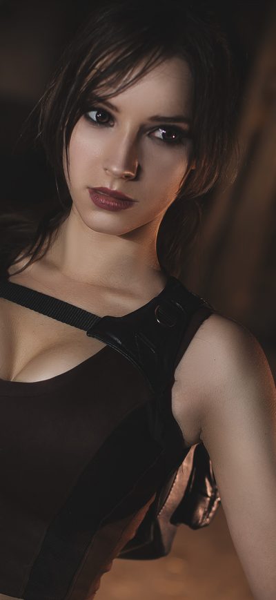 Fond d'écran iPhone Lara Croft Cosplay