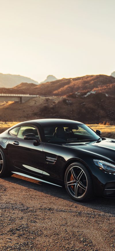 Fond d'écran iPhone Mercedes AMG GT C 4k 2018