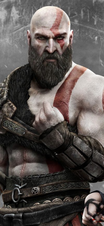 Fond d'écran iPhone Kratos And Atreus God Of War 4 4k 2018
