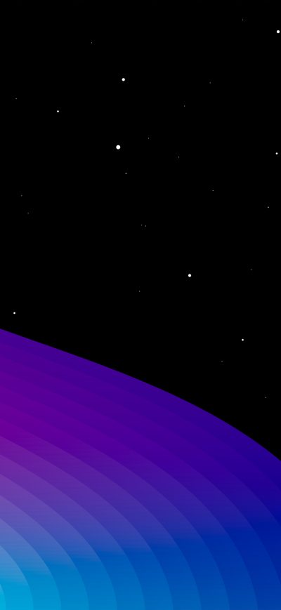 Fond d'écran iPhone Color Path Stars Dark Sky 4k