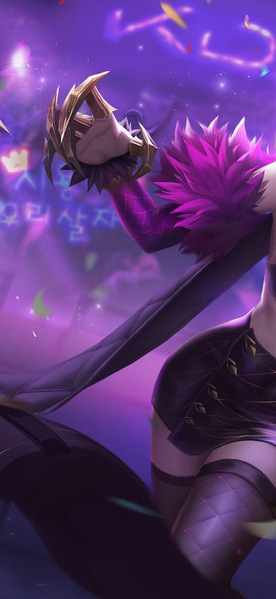 Fond d'écran iPhone Akali League Of Legends Art 4k New