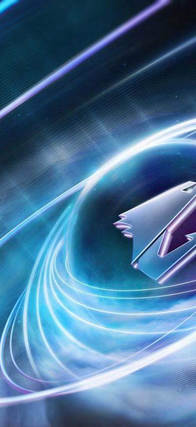 Fond d'écran iPhone 2022 Gigabyte Aorus 5k