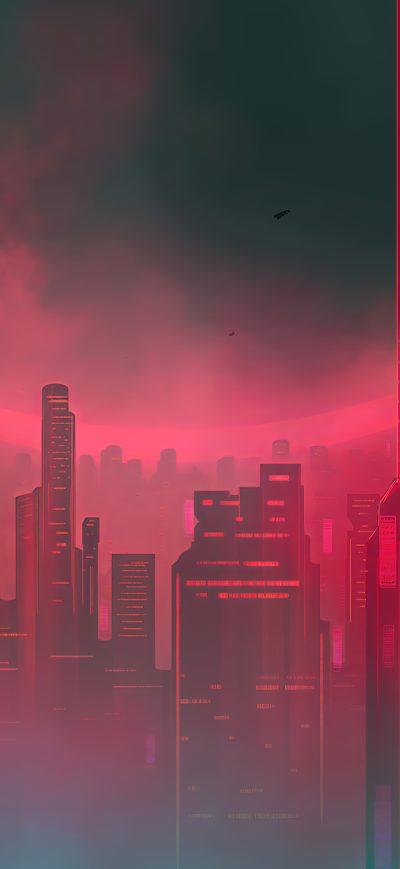 Fond d'écran iPhone Downtown Mist 4k