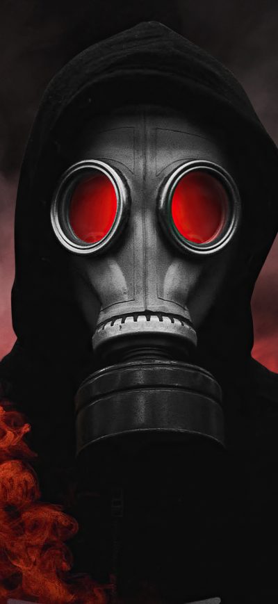 Fond d'écran iPhone Gas Mask Boy