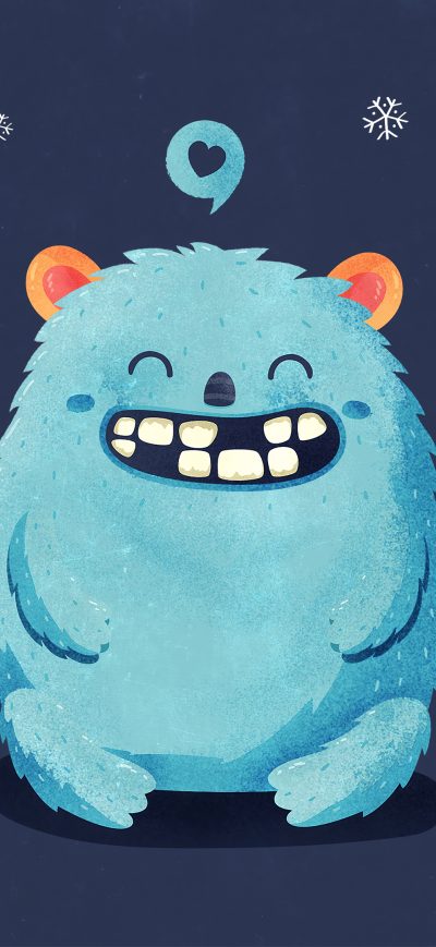Fond d'écran iPhone Smiling Creature 4k
