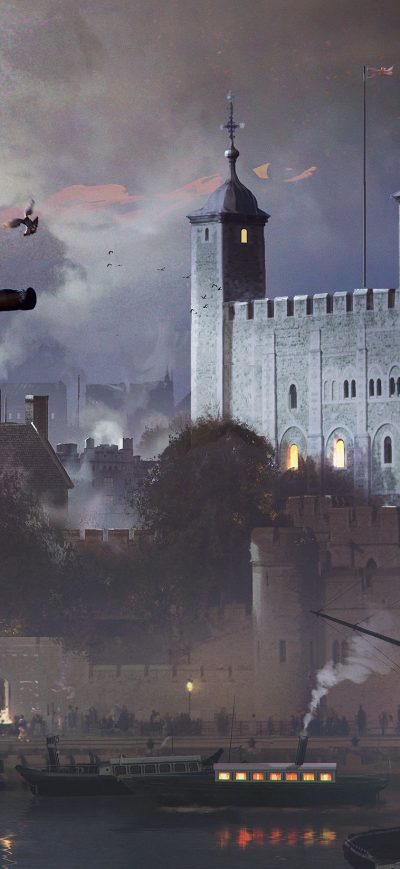 Fond d'écran iPhone Assassins Creed Syndicate Artwork 4k