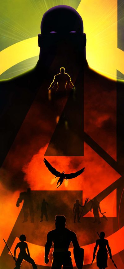Fond d'écran iPhone Avengers New Artwork