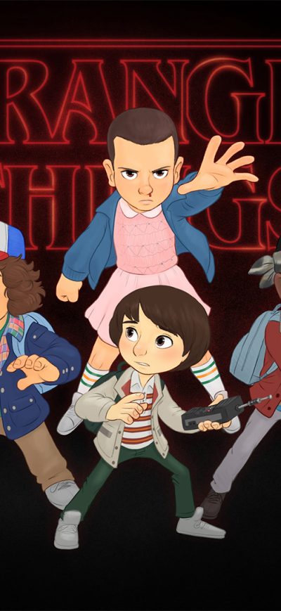 Fond d'écran iPhone Stranger Things Fanart