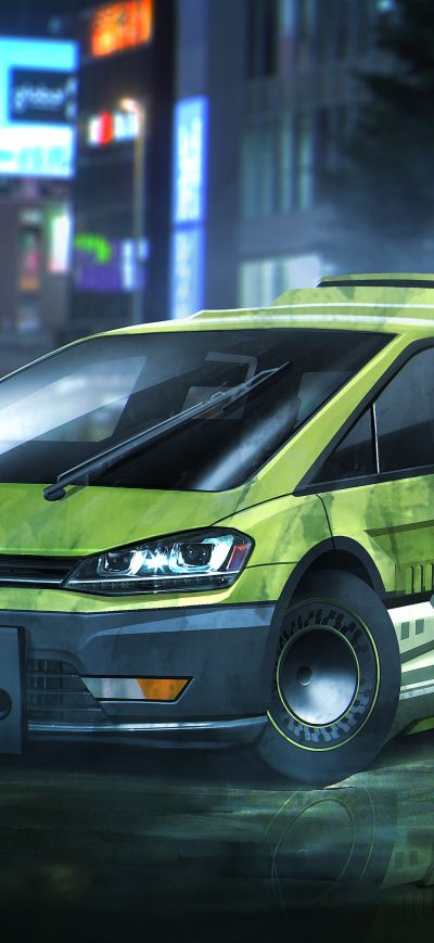 Fond d'écran iPhone Blade Runner Volkswagen Golf Hatchback