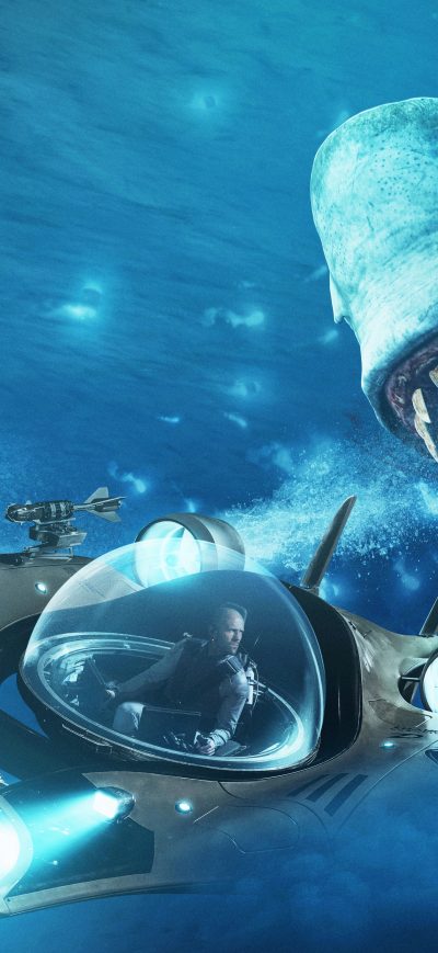 Fond d'écran iPhone The Meg 8k Poster