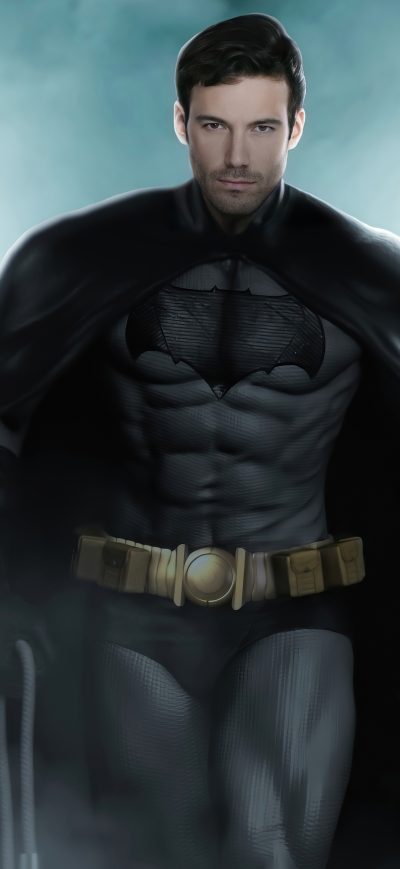 Fond d'écran Young Batfleck sur iPhone