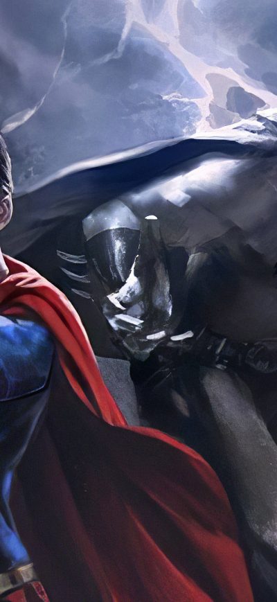 Fond d'écran iPhone Superman Batman Ready