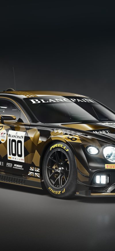 Fond d'écran iPhone 2020 Bentley Continentals GT3 Front View 8k