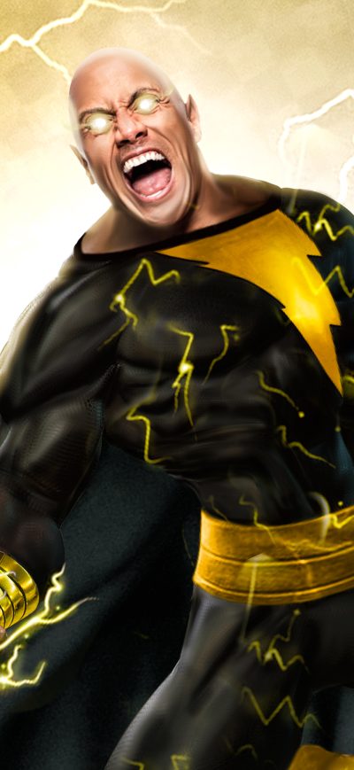 Fond d'écran iPhone Black Adam Coming