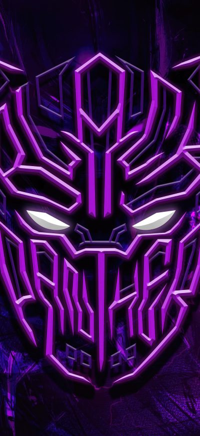 Fond d'écran iPhone Black Panther Lightning 5k