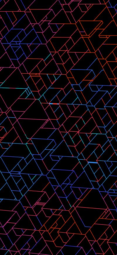 Fond d'écran iPhone Cubeometry 4k