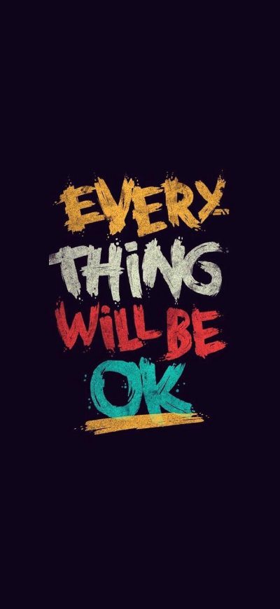 Fond d'écran iPhone Everything Will Be Ok