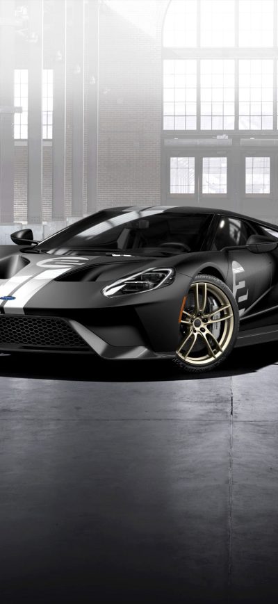 Fond d'écran iPhone Ford GT 66 Heritage Edition Side View