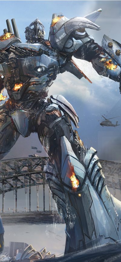 Fond d'écran iPhone Pacific Rim Uprising 4k Artwork