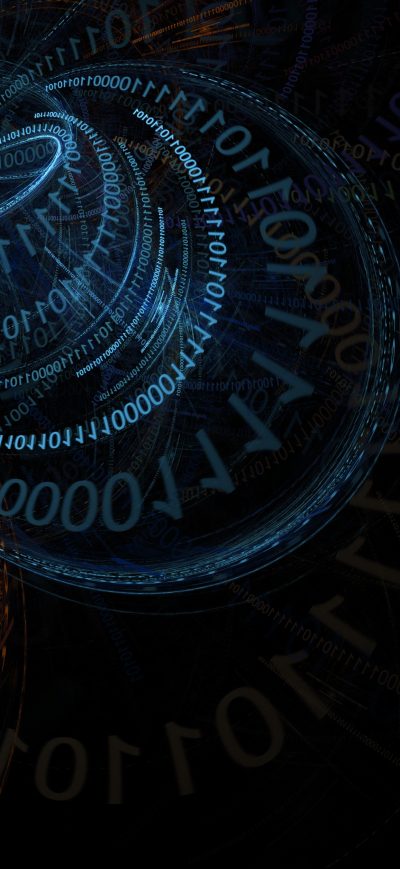 Fond d'écran iPhone Binary Code Abstract