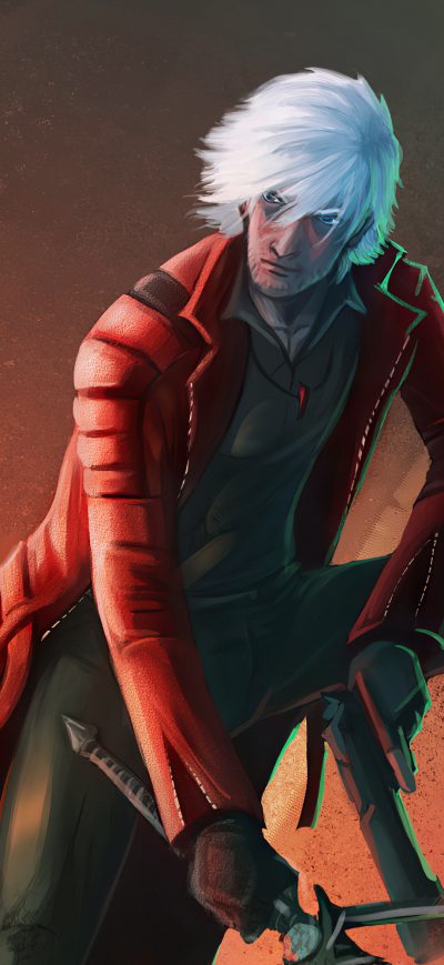 Fond d'écran iPhone Dante The Demon Hunter 4k