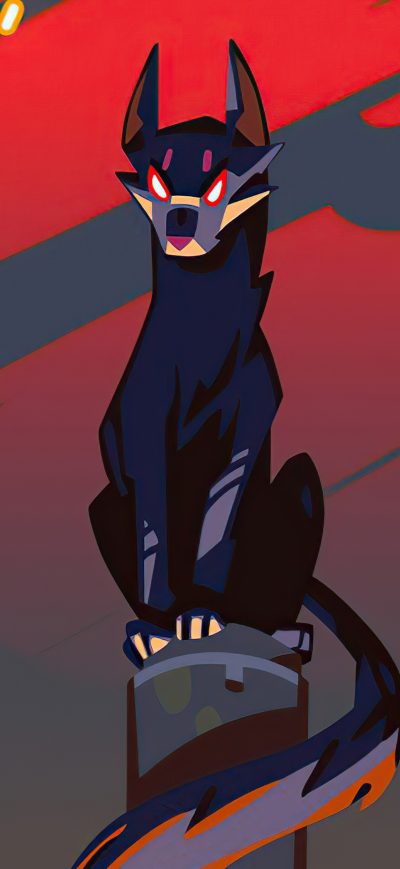 Fond d'écran iPhone Cursed Molotov Fox