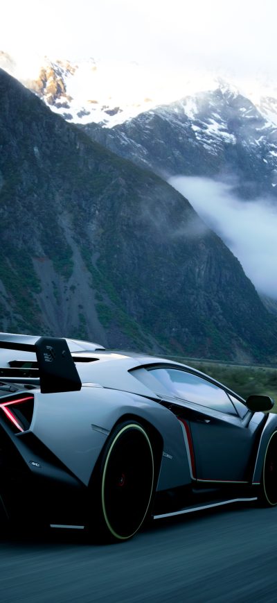 Fond d'écran iPhone Lamborghini Veneno Gran Turismo Sport