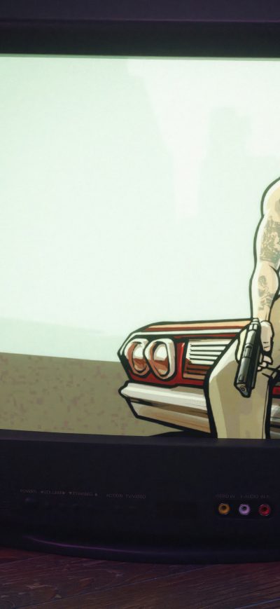 Fond d'écran iPhone Retro Tv Gta San Andreas