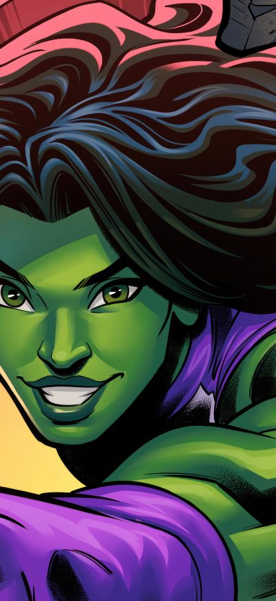 Fond d'écran iPhone She Hulk Comic 5k