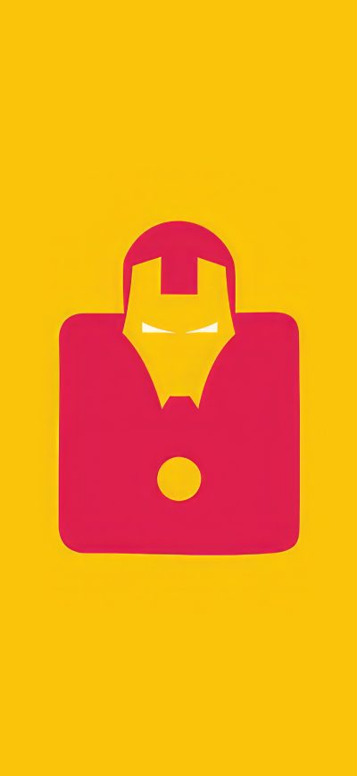 Fond d'écran iPhone Iron Man Minimal Doddle 5k