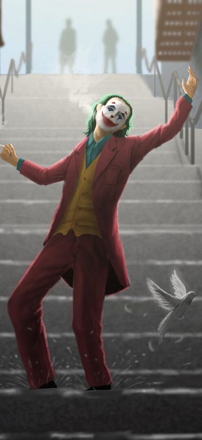 Fond d'écran Joker 4kartwork sur iPhone