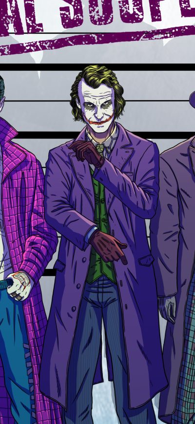 Fond d'écran All Joker Generation 4k sur iPhone