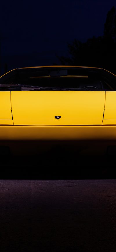 Fond d'écran iPhone Yellow Lamborghini Diablo 5k
